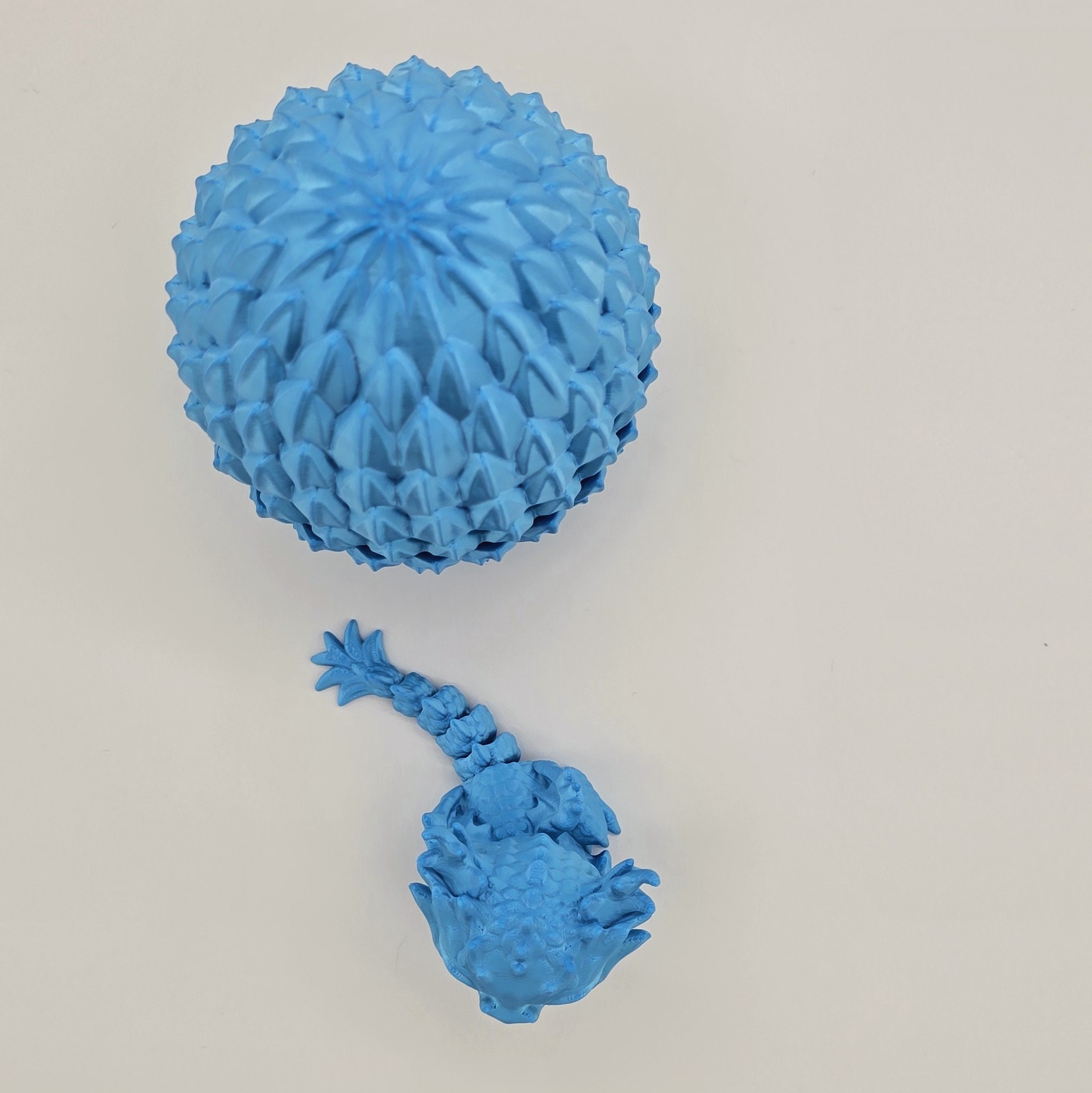 Blauer-Drache im Ei Ansicht 3